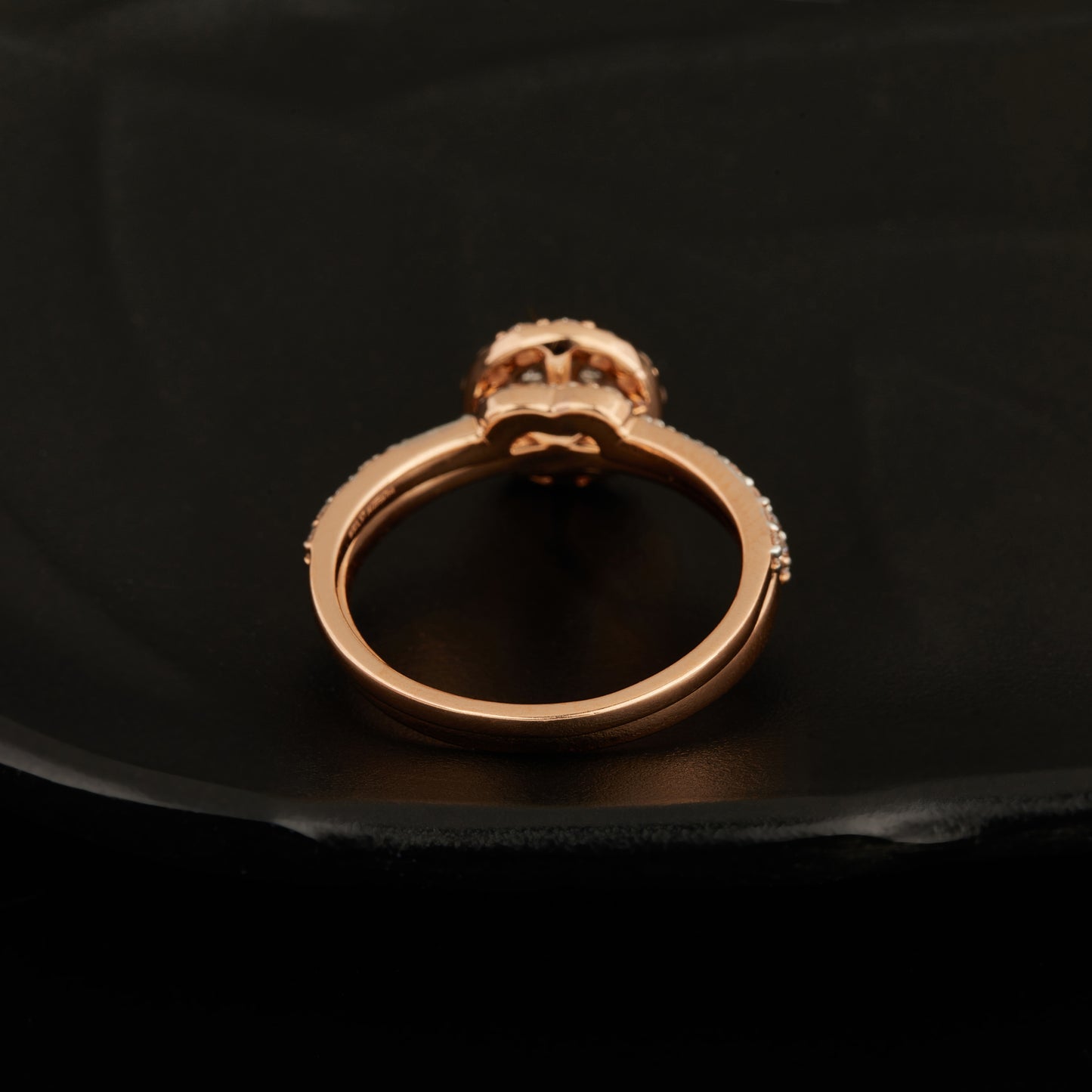 18k Rose Gold 2pc set Labgrown Diamond Ring.