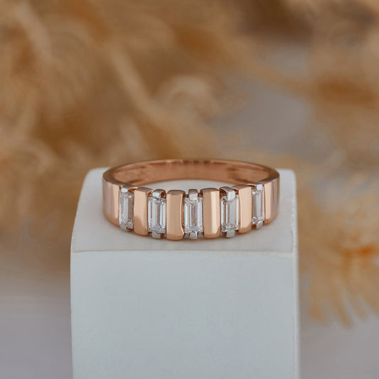 18K Rose Gold Labgrown Diamond Ring.